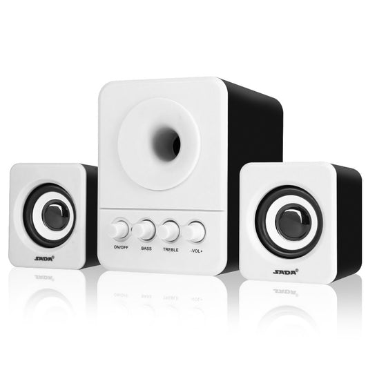 2.1 Computer Speakers with Subwoofer for Desktop and Mobile Devices