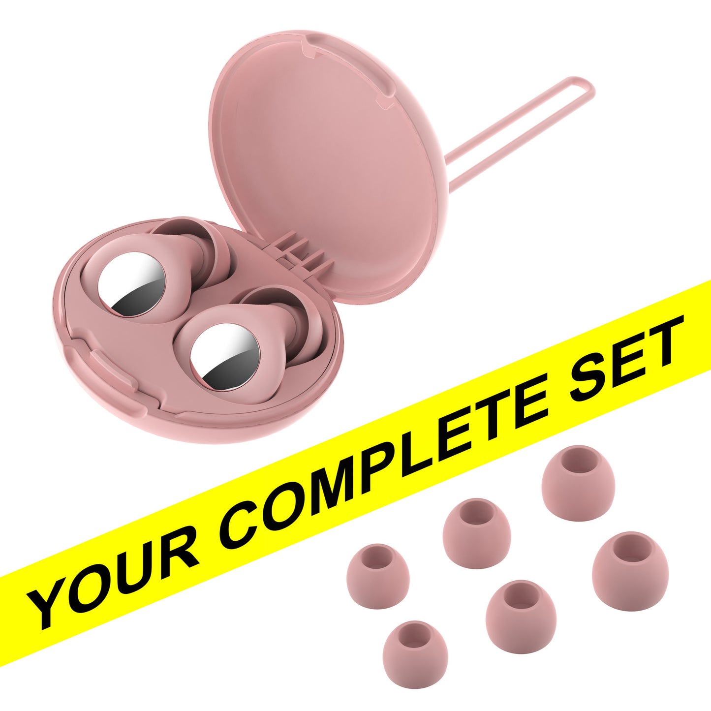 Lightweight Ergonomic In-Ear Earplugs for Sleep Study and Daily Use