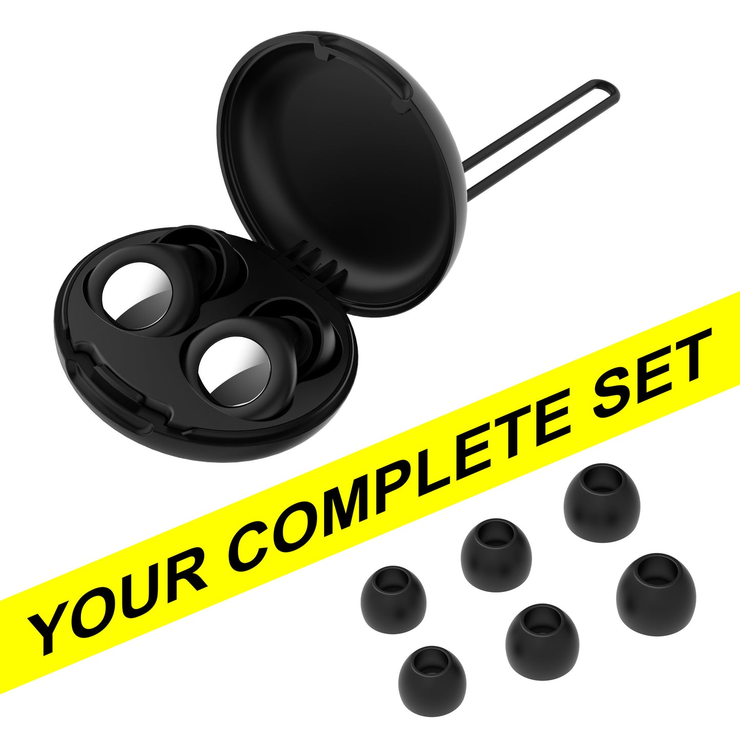 Lightweight Ergonomic In-Ear Earplugs for Sleep Study and Daily Use