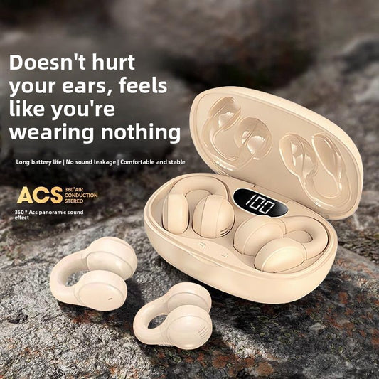 Open-Ear Bone Conduction Bluetooth Headset with IPX5 Waterproof