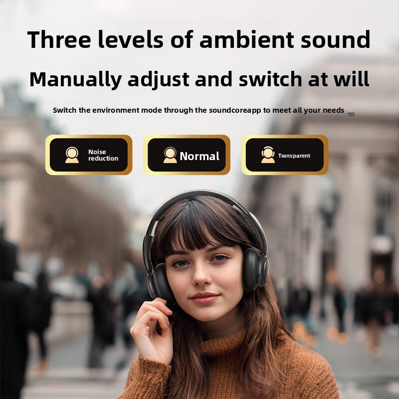 Over-Ear Noise Cancelling Bluetooth Headphones with Hi-Res Audio