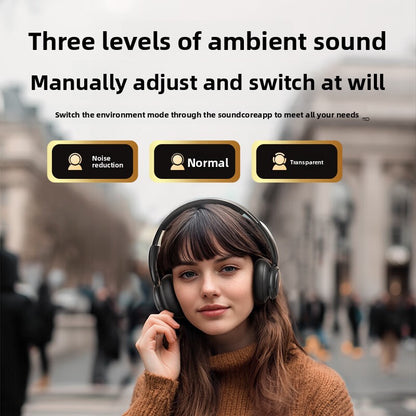 Over-Ear Noise Cancelling Bluetooth Headphones with Hi-Res Audio