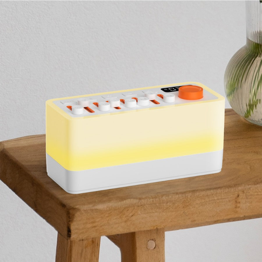 Bluetooth Speaker with Ambient Lighting and White Noise Sleep Mode