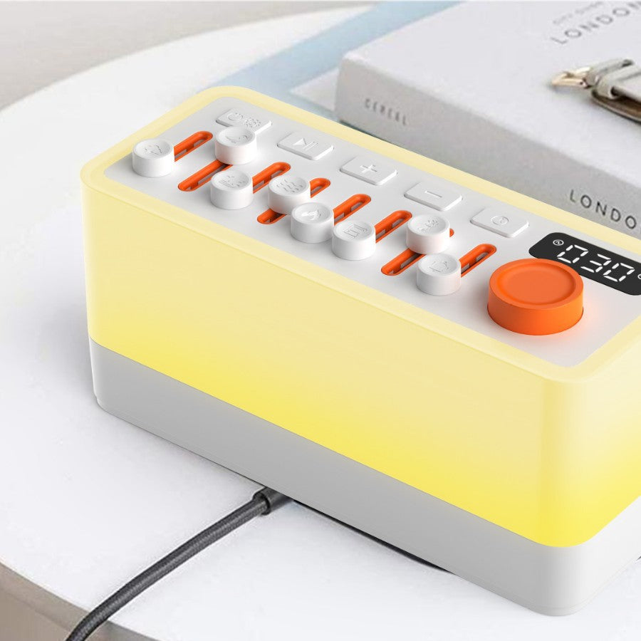 Bluetooth Speaker with Ambient Lighting and White Noise Sleep Mode
