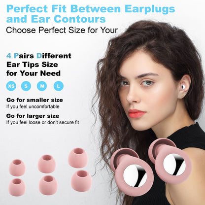 Lightweight Ergonomic In-Ear Earplugs for Sleep Study and Daily Use