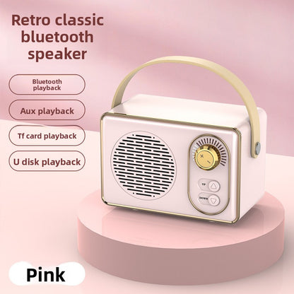 Mini Portable Bluetooth Speaker with TWS Stereo and 5W Sound Output