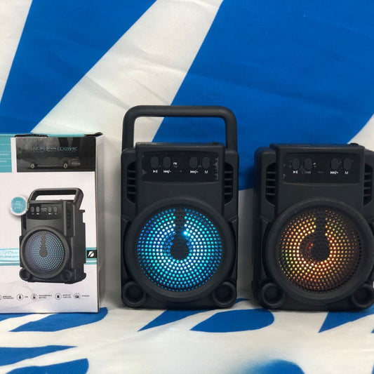 Portable Bluetooth Speaker with Super Bass and RGB Lighting