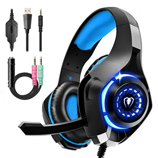 Wired Over-Ear Gaming Headset with Noise Isolation and 3.5mm Jack