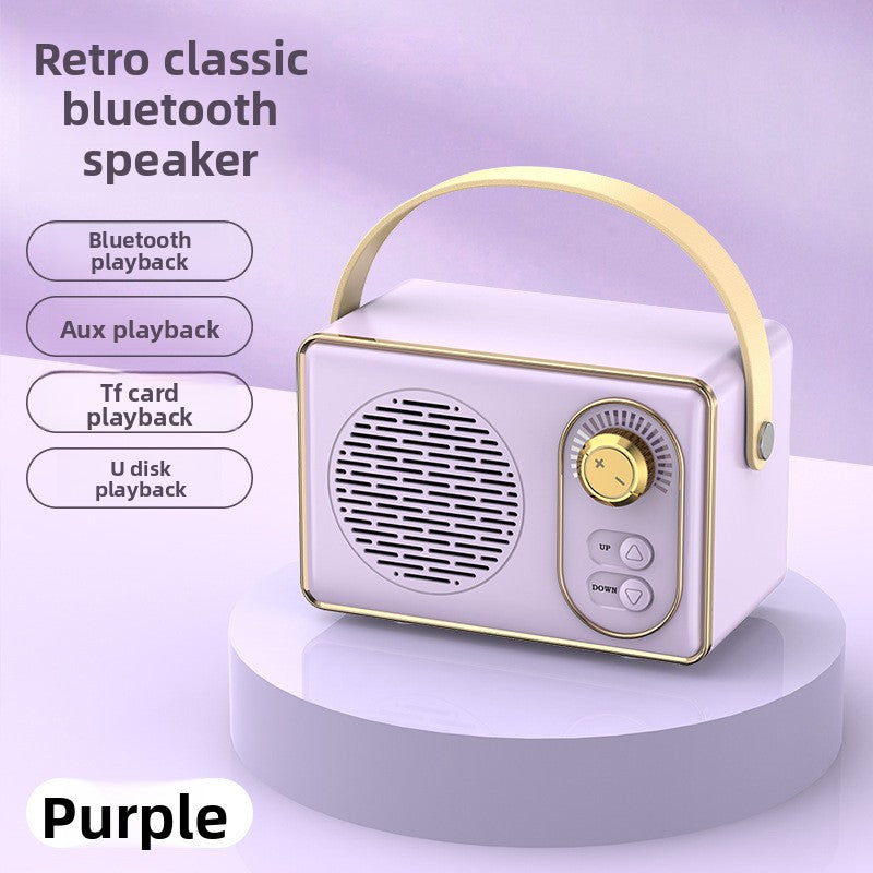 Mini Portable Bluetooth Speaker with TWS Stereo and 5W Sound Output