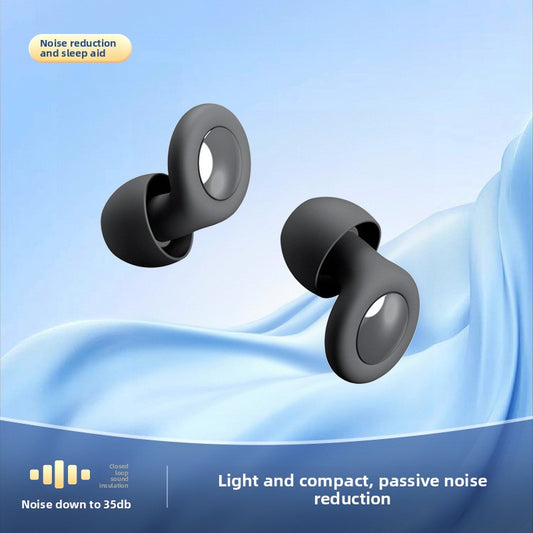 Reusable Silicone Bullet-Shaped In-Ear Earplugs for Sleep and Study