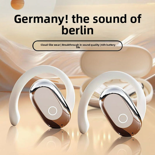 Bluetooth Noise Reduction Ear-Mounted Headset with Digital Display