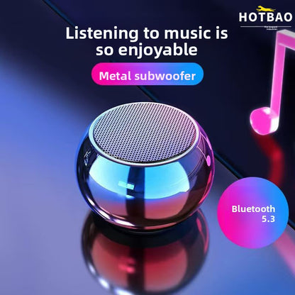 Mini Portable Bluetooth Speaker with TWS Stereo and 5W Sound Output