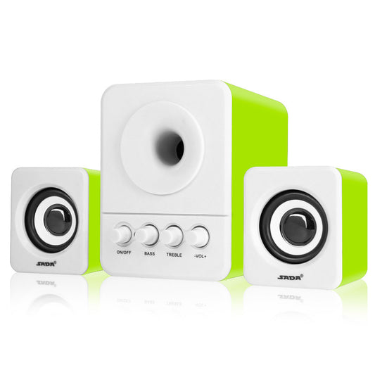 2.1 Computer Speakers with Subwoofer for Desktop and Mobile Devices